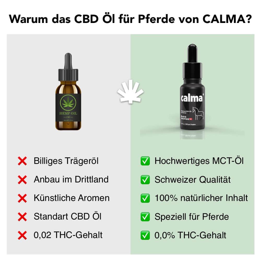 Huile de CBD pour chevaux đŽ